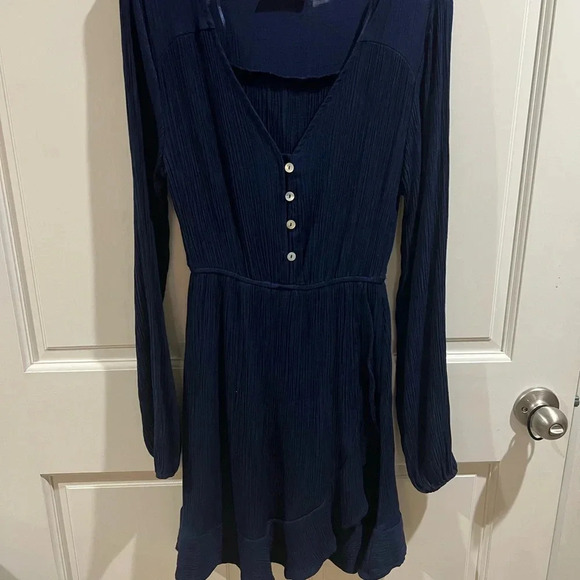 Altar’d State V-neck, A-line, Mock Wrap Dress - Picture 3 of 6